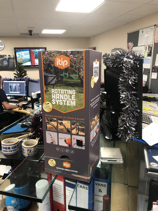 The iTip Safety Handles Retail Dispenser Has Landed – And We’re Excited!