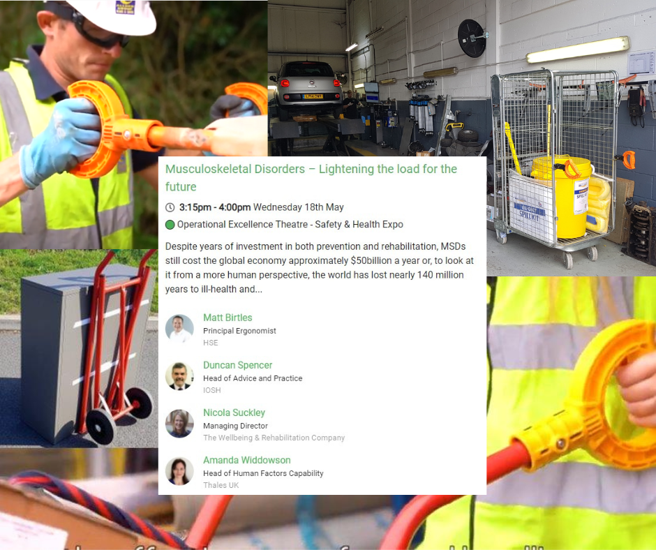 HSE Musculoskeletal Disorders - Lightning the load. Manual Handling advice.