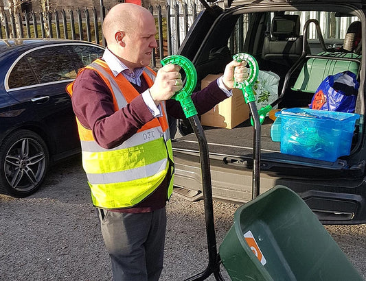 The originator of the modern wheelbarrow