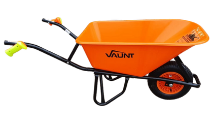 Example of EZ Tippa on a wheelbarrow. Because it rotates on a metal bolt it reduces the chances of substances such as cement setting and blocking the mechanism. We still recommend keeping your equipment maintained and cleaned, but the EZ Tippa is more forgiving.